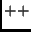 $ ++$